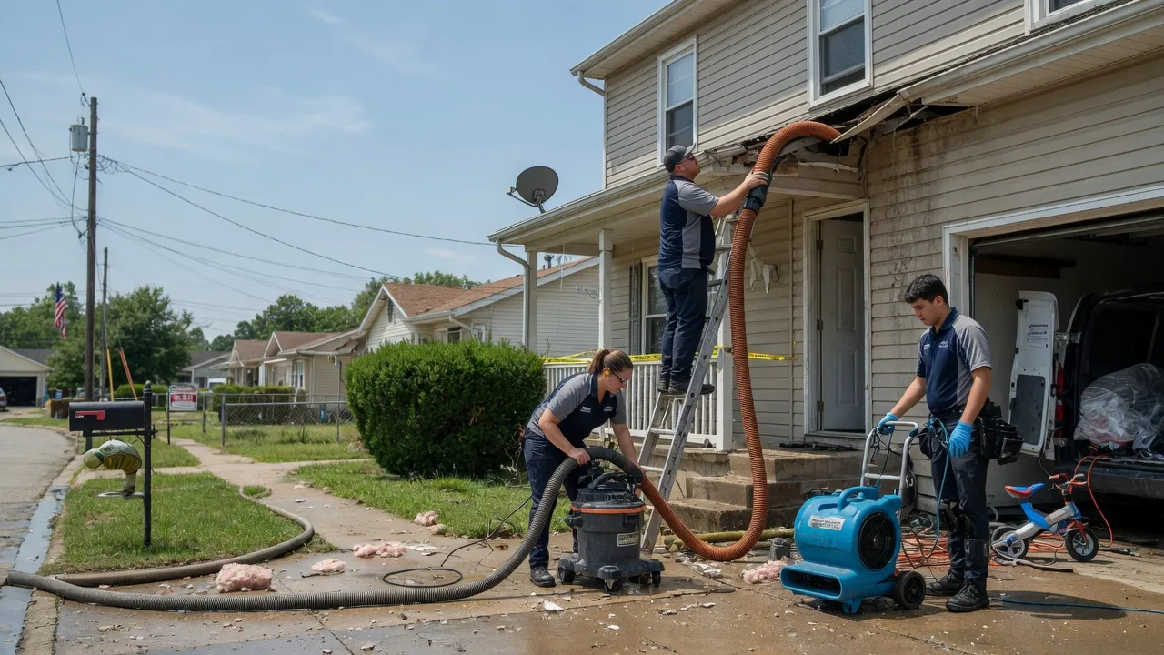 Water Damage Restoration in Dunfermline, IL near me